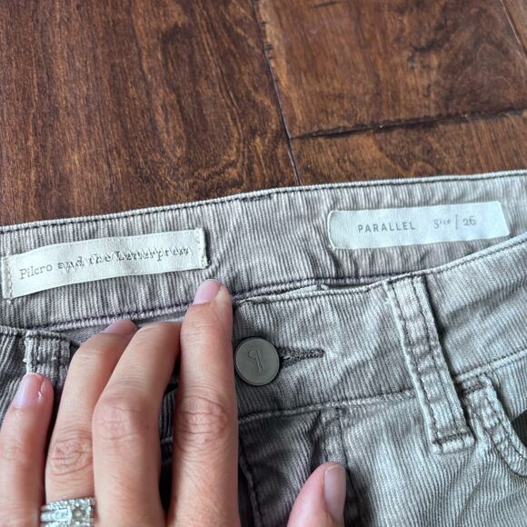 Pilcro and the Letterpress Gray Straight Leg Pants - Picture 3 of 9